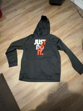 Nike Black 'Just Do It.' Hooded Pullover